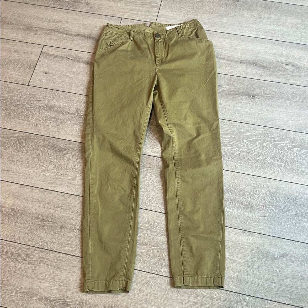 rag & bone Olive Utility Classic field cotton Chinos size 26 - Picture 3 of 8